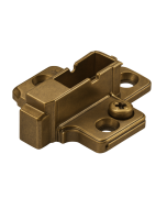 ANTIQUE BRASS PLATED BLUM MOUNTING PLATE CLIP & CLIP TOP 9MM NP NO.07323033 CRUCIFORM SCREW-ON