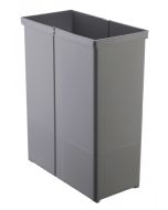 INNER BIN WITH DOUBLE HANDLE | 40L | ALU GREY