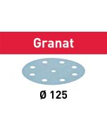 FESTOOL SAND SHEET GRANAT 125DIA 240G PK100