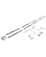 HETTICH TOPLINE XL, SILENT SYSTEM SET, 80 KG, 4-DOOR