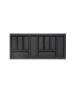 CLASSICO SOFT TOUCH CUTLERY INSERT D450 X W1000 - LEGRABOX BLACK