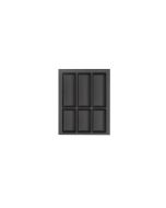 CLASSICO SOFT TOUCH CUTLERY INSERT D500 X W450 - LEGRABOX BLACK