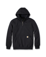CARHARTT 100617 RAIN DEFENDER® LOOSE FIT HEAVYWEIGHT QUARTER-ZIP HOODIE BLACK MEDIUM
