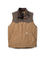 CARHARTT 106433 RUGGED FLEX MONTANA RELAXED FIT DUCK INSULATED VEST CARHARTT® BROWN / COFFEE LARGE
