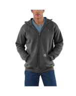 CARHARTT K122 ZIP HOODED SWEATSHIRT CARBON HEATHER LARGE