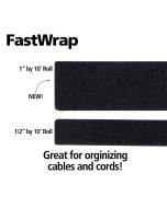 FASTWRAP 1/2'' X 10' HOOK & LOOP WRAP FW-1/2X10