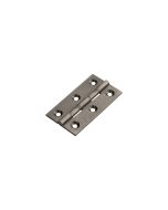 CARLISLE BRASS BUTT HINGE 64X35X2MM PEWTER PAIR (WITH SCREWS TO SUIT)
