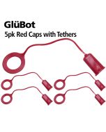 RED CAP FOR GLUBOT PACK OF 5
