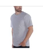 CARHARTT 104264 NON-POCKET SHORT SLEEVE T-SHIRT HEATHER GREY LARGE