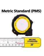PRO TAPE MEASURE METRIC STANDARD 25 ft FASTCAP        98004