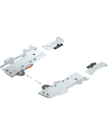 SET (TIP-ON BLUMOTION UNIT + LATCH + ADAPTER), FOR MERIVOBOX, TYPE S1, NL=270-300 MM, TOTAL WEIGHT OF THE PULL-OUT=10-20 KG, 
RIGHT+LEFT       5146382 