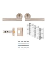 CARLISLE BRASS LAGOS LATCH PACK - ULTIMATE DOOR PACK SATIN NICKEL
