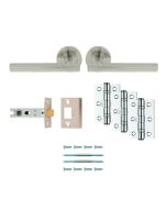 CARLISLE BRASS FARO LATCH PACK - ULTIMATE DOOR PACK SATIN NICKEL
