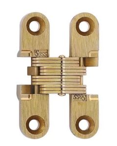 INVISIBLE SOSS HINGE No.341.07.518 BRASS PLATED