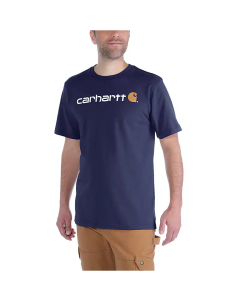 CARHARTT 103361 CORE LOGO T-SHIRT S/S NAVY MEDIUM