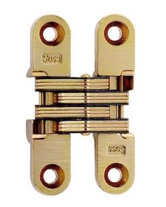 INVISIBLE SOSS HINGE No.341.07.536 BRASS PLATED