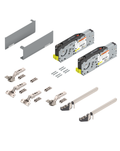 PAIR AVENTOS HF TOP 22F2500 & 20F3500 GREY  KIT  600MM-910MM HIGH