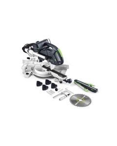 FESTOOL KAPEX KS60 E-SET MITRE SAW 240V C/W LIGHT BEVEL GAUGE