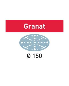 FESTOOL SAND SHEET GRANAT 150DIA 220G PK10 JETSTR2
