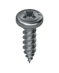 BLUM 4.0 X 15MM WOOD SCREW BUTTON HEAD ZINC PLATED PACK OF 100      09508739