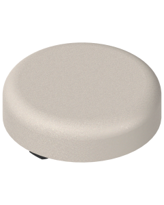 BLUM ROUND COVER CAP FOR GLASS DOOR HINGE No.06317878     BRUSHED NICKEL EFFECT  A