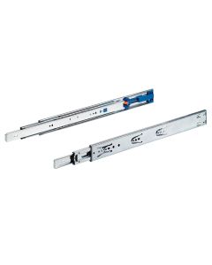 HETTICH KA 4532 300MM SILENT SYSTEM BALL BEARING RUNNER SIDE INSTALLATION 12.7MM (W) GALV STEEL 35KG CAP PAIR
FULL EXT  (SOFT CLOSE)