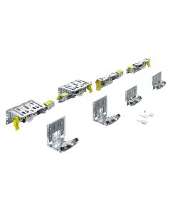 HETTICH TOPLINE XL, SET OF RUNNING AND GUIDE COMPONENTS, STB 19, 17 MM, 18 - 30 MM, 60 KG, 2-DOOR
