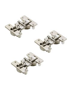 HETTICH CENTRE HINGE SET WITH ADJUSTABLE REVEAL AND PIVOT POINT, FOR SCREWING ON
(3 CENTRE HINGE)