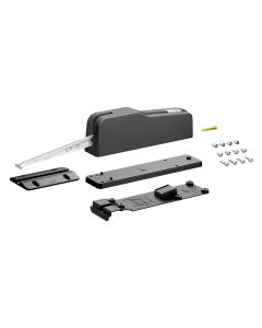 HETTICH WINGLINE L, PUSH TO MOVE AND PULL TO MOVE SET, HEAVY, ANTHRACITE