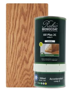 RUBIO MONOCOAT OIL & 2C ALMOND SET 1.3L