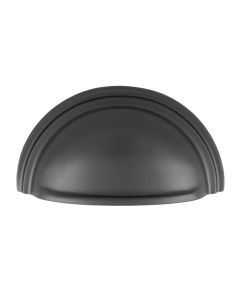 CARLISLE BRASS VICTORIAN CUP PULL MATT BLACK