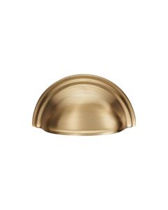 CARLISLE BRASS VICTORIAN CUP PULL SATIN BRASS