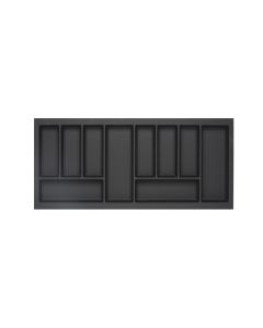 CLASSICO SOFT TOUCH CUTLERY INSERT D450 X W1000 - LEGRABOX BLACK