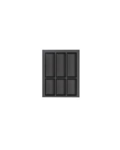 CLASSICO SOFT TOUCH CUTLERY INSERT D500 X W450 - LEGRABOX BLACK