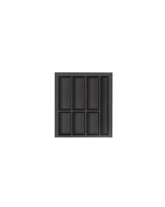 CLASSICO SOFT TOUCH CUTLERY INSERT D500 X W500 - LEGRABOX BLACK