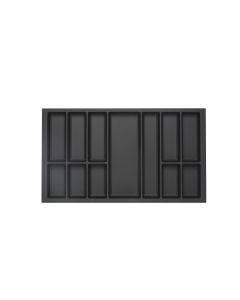 CLASSICO SOFT TOUCH CUTLERY INSERT D500 X W900 - LEGRABOX BLACK
