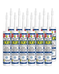 CT1 SEALANT & CONSTRUCTION ADHESIVE WHITE - BOX OF 12