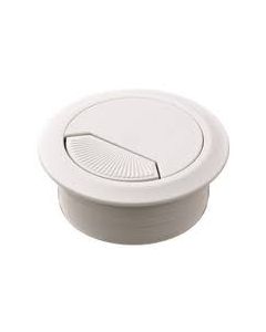 CABLE TIDY 429.99.726 2PART 60mm WHITE