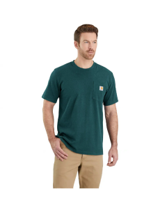CARHARTT 103296 K87 POCKET S/S T-SHIRT GREENSTONE EXTRA LARGE