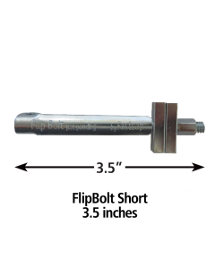 FLIP BOLT SHORT 3-1/2in FLIPBOLT-SHORT