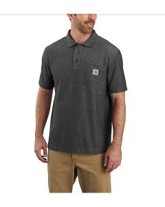 CARHARTT 106685 LOOSE POLO CARBON HEATHER EXTRA LARGE