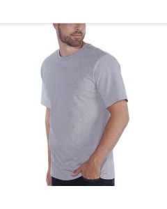 CARHARTT 104264 NON-POCKET SHORT SLEEVE T-SHIRT HEATHER GREY LARGE