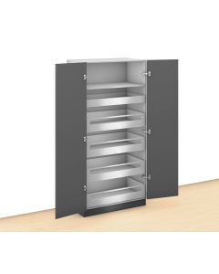 BLUM SPACE TOWER 450D X 1000W CARBON BLACK WITH GALLERY 40 KG STANDARD 
