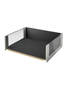 Legrabox Free C Height (177mm) Drawer With Glass Stainless Steel