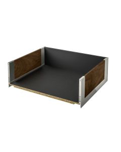 Legrabox Free C Height (177mm) Drawer With Walnut Stainless Steel