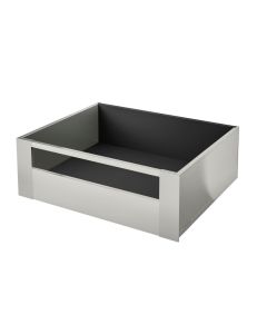 Legrabox C Height (177mm) Internal Drawer with Gallery Rail Stainless Steel