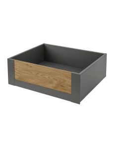Legrabox C Height (177mm) Internal Drawer With Full Height Oak Front Orion Grey