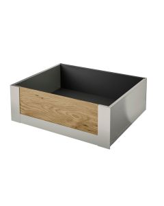 Legrabox C Height (177mm) Internal Drawer With Full Height Oak Stainless Steel