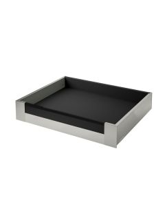 Legrabox M Height (90.5mm) Internal Drawer With Privacy Glass Stainless Steel