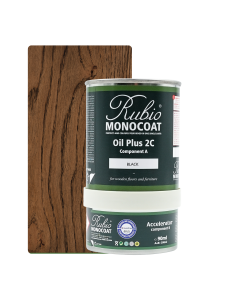 RUBIO MONOCOAT OIL & 2C BLACK SET 390ML